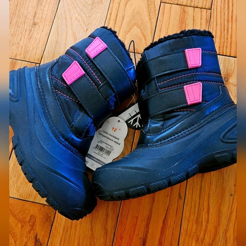 Wonder Nation Girls Snowboots Size 12